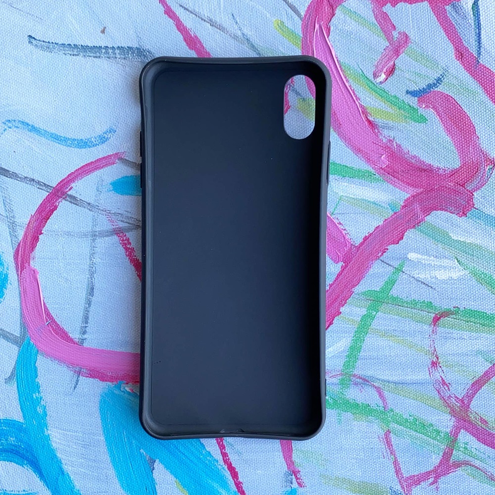 iPhone XS Max Case Pink Blue Leopard Print Cover - Picture 4 of 4
